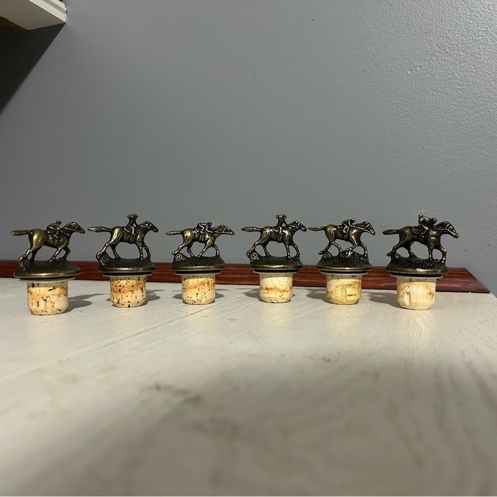 Blanton’s Bourbon Bottle Stoppers. N, N, S, S, T, O